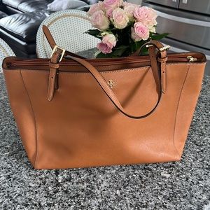 TORY BURCH camel tote purse/bag